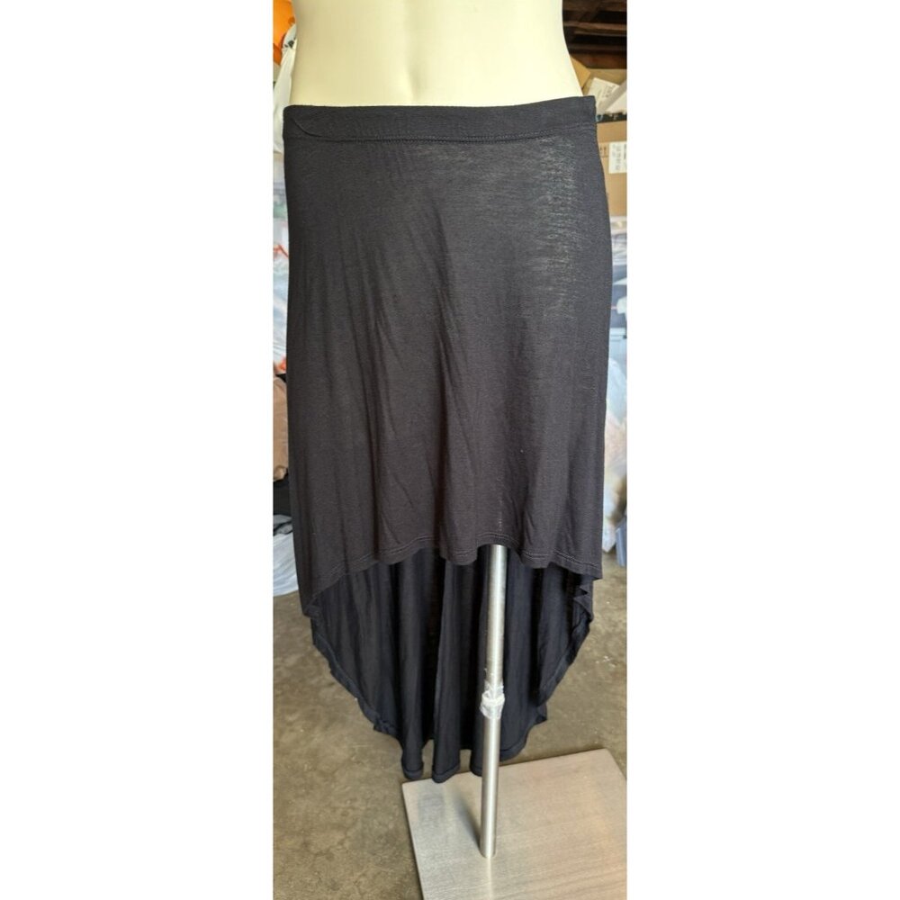 Love Culture High Low Maxi Mini Midaxi Black Skirt Witch Goth Emo Whimsygoth